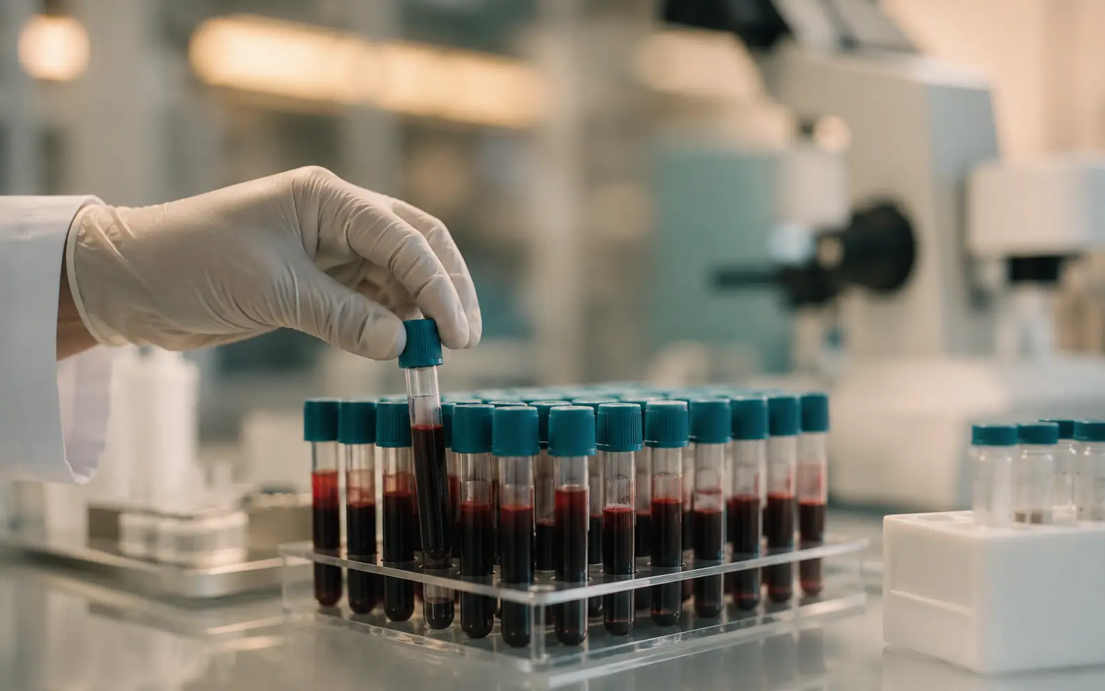 Aurelia diagnostics laboratory with technologist